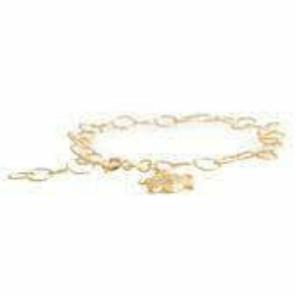 🌻14k YG🌻OVER STERLING SILVER BRACELET - Picture 5 of 5